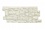 Фасадная панель Северный камень белый 1117х463х24 мм