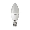 Лампа светодиодная LED E14, свеча, 10Вт, 230В, 4000К, хол. белый свет