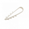 Дюбель-хомут для круглого кабеля 19-25мм нейлон белый (уп.100шт)