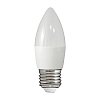 Лампа светодиодная LED Е27, свеча, 6Вт, 230В, 4000К, хол. белый свет